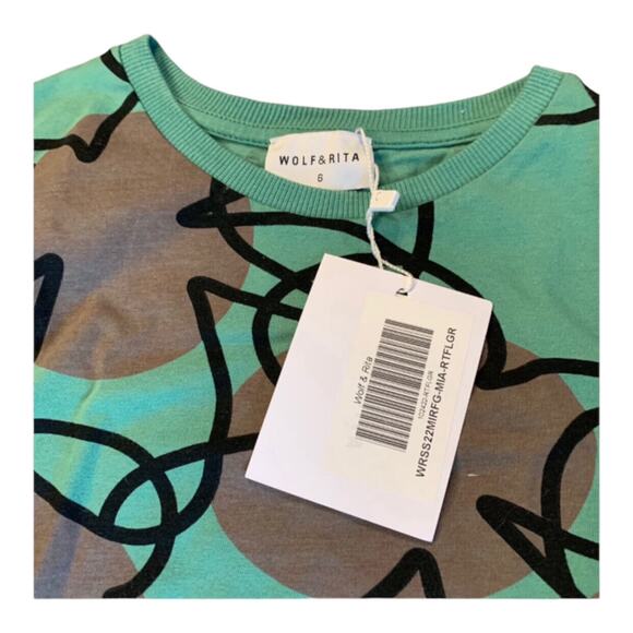 NWT Wolf & Rita 🍃 Artistic Fringe Top - Picture 2 of 6